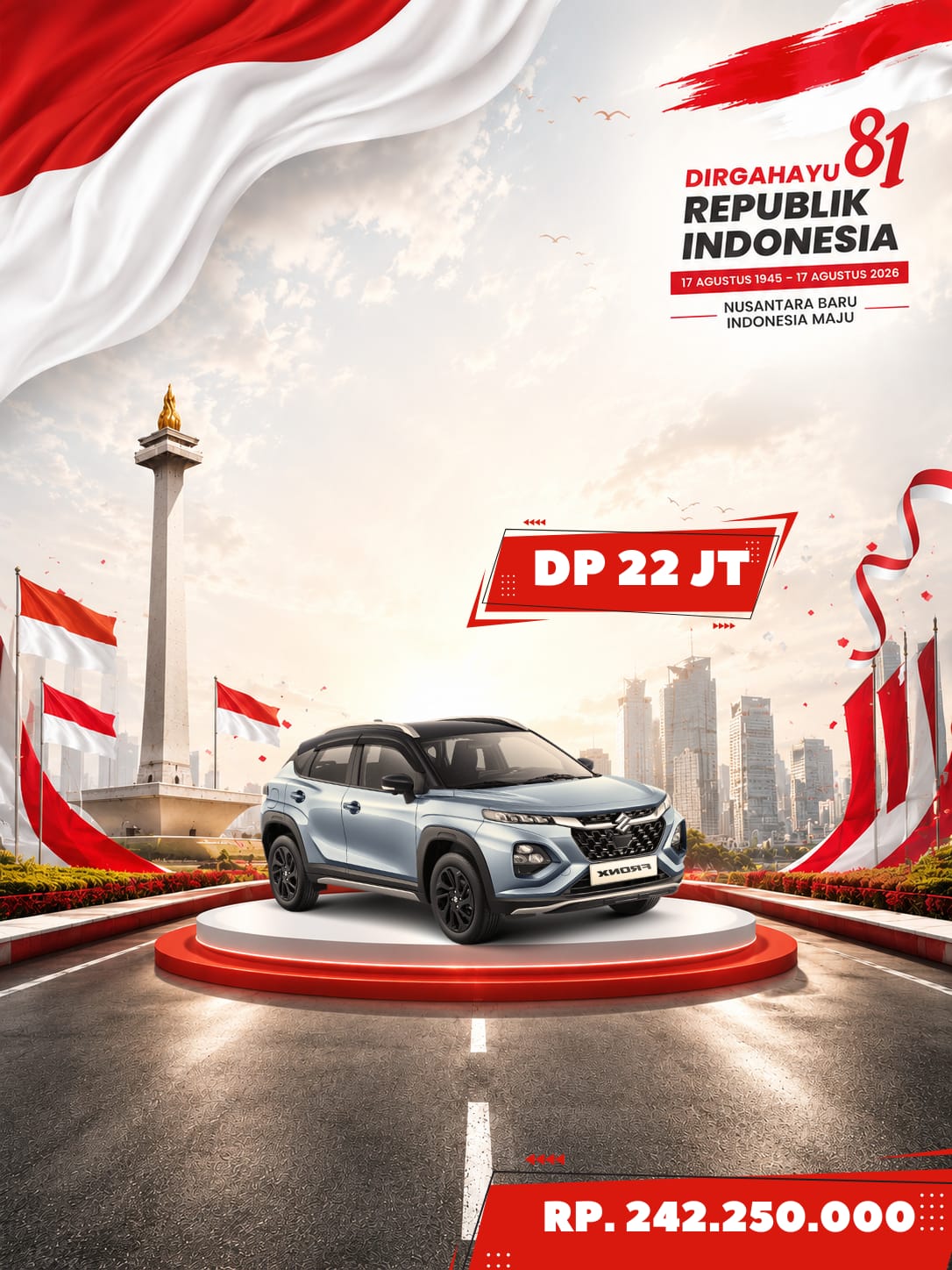 Kredit harga mobil fronx bandung