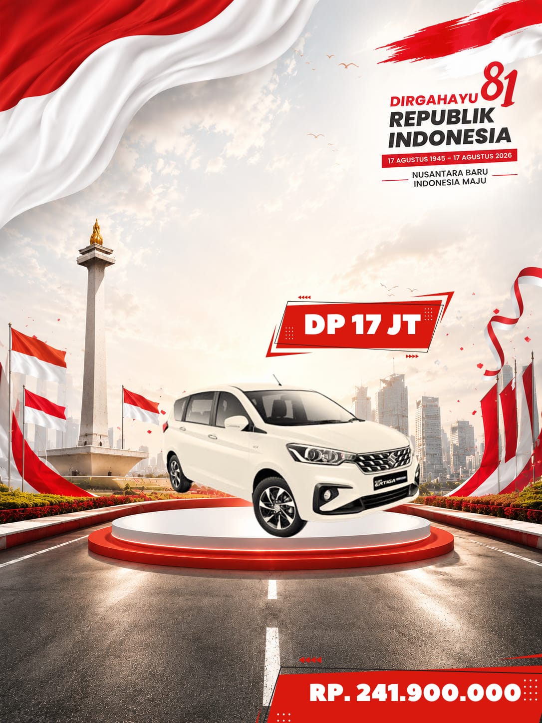 harga promo cicilan mobil Ertiga bandung